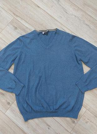 Джемпеп світшот светр кофта лрнгсліі бренд john lewis оригінал кашемір і котон блакитний m
