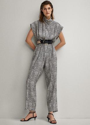 Комбинезон брючный льняной massimo dutti