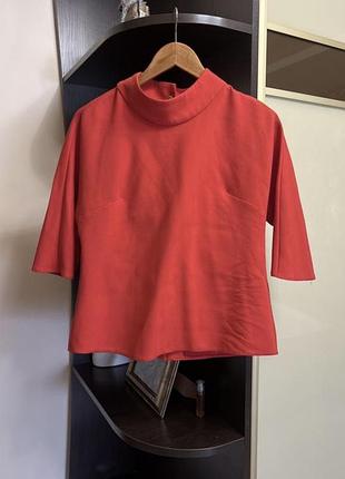 Блуза блузка женская пиджачок классная стильная яркая элегантная сзади на застежках