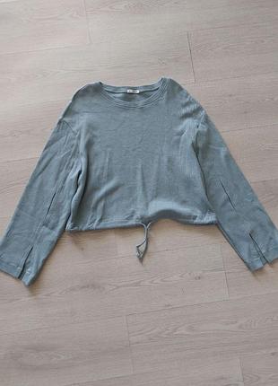 Кофта, лонгслив с широкими рукавами и утяжками украинского производителя goldi, размер l (40)