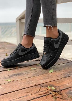 Nike air force black fur🆕 шикарные зимние кроссовки 🆕 купить наложенный платёж1 фото