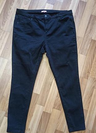 Черные эластичные джинсы размер 20