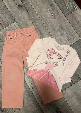 Джинсы h&m для девочки рост 110