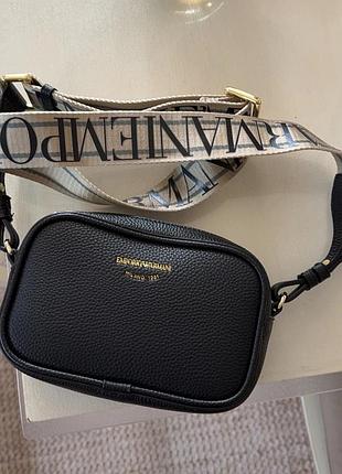 Кожаная сумка emporio armani