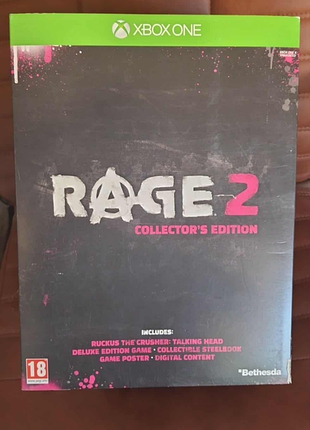 Коллекционное издание игры редж 2, rage 2 collector's edition xbox one
