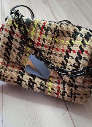 Сумка жіноча parfois текстильна
без етикетки, але стан нової (не була в використанні)