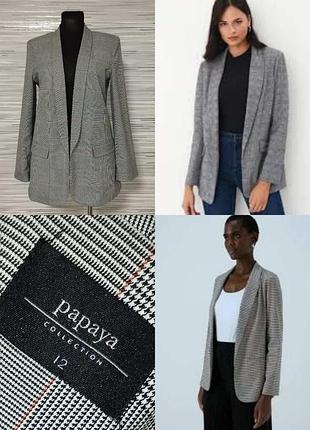 Базовый пиджак в клетку