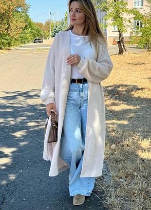 Кардиган травка з пояском ангора