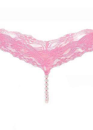 8-114 жіночі трусики з перлинками стрінги