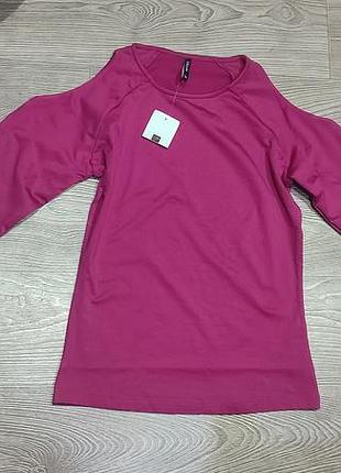 Стильна кофтинка з мікроначосом і відкритими плечима calliope рм