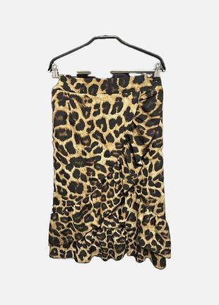 Юбка леопард