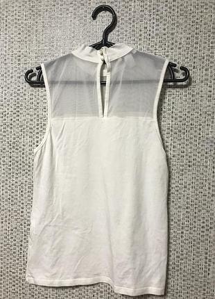 Біла підліткова блузка