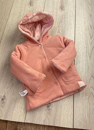 Двостороння куртка кофта 3-6 міс