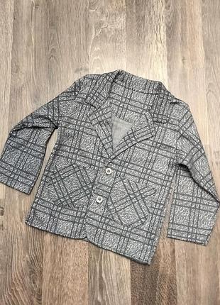 Стильный детский легкий пиджак (туречки) на мальчика 3 лет