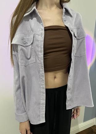 Сорочка лавандова stradivarius