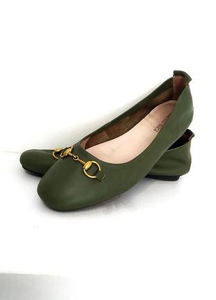 Элегантные стильные туфли балетки marino blasi, кожа, размер 37