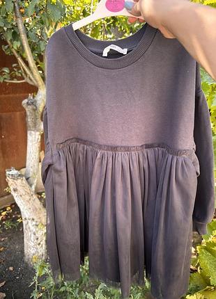 Сукня на флісі 6-7років