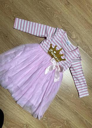 Платье для девочки с короной