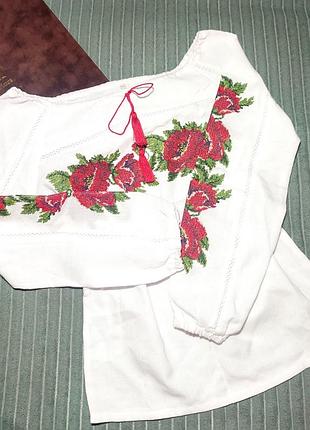 Вышиванка для девочки, от мастерской ломтик, 128р