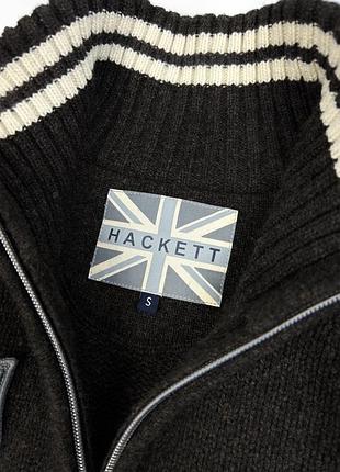 Вовняний вʼязаний светр кофта hackett 9