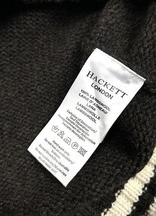 Вовняний вʼязаний светр кофта hackett 10