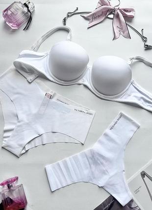 Комплект victoria’s secret набір набор білизна вікторія сікрет белье виктория сикрет