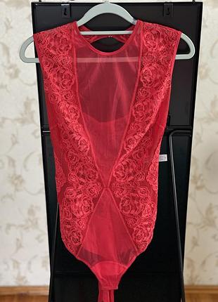 Червоне боді jasmine
