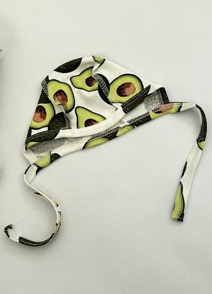 Чепчик для новонародженого малюка, шапочка на зав’язках, від 0 до 3 місяців