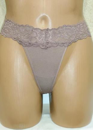 Красивые трусики стринги s коттон