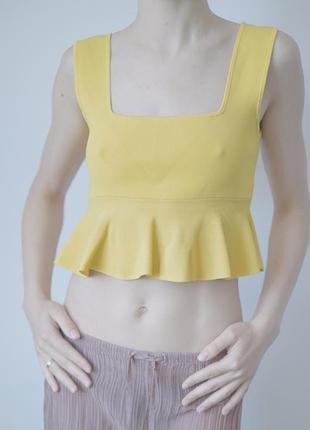 Топ жовтий zara