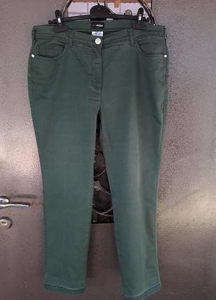 Джинси жіночі зеленого кольору,miamoda.
