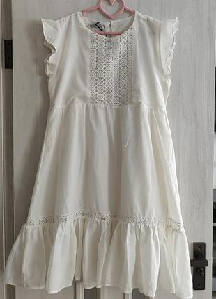 Сукня кремово білого кольору жіноча літня бренду cream &rouge розміру м