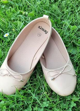 Балетки для девочки размер 34