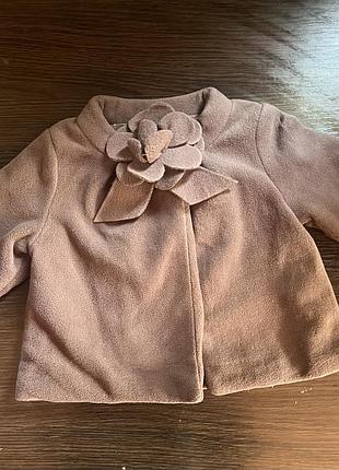 Тепла кофта-куртка на дівчинку