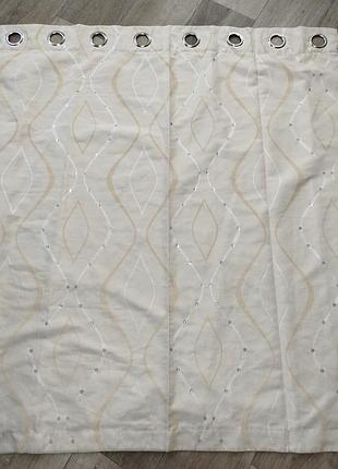 Штора на люверсах, портьера