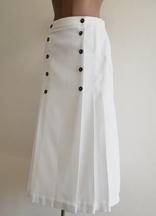 Юбка белая вискоза