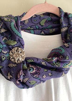 Хустка брендова 100% шовк велика