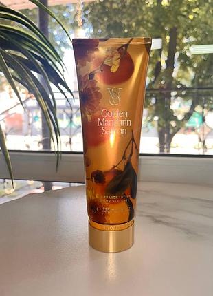 Парфюмированный лосьон для тела golden mandarin saffron victorias secret 236ml