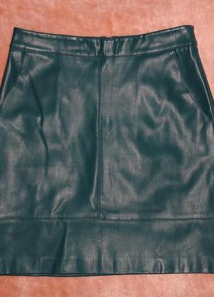 Трендова шкіряна спідниця «orsay» (розмір s екошкіра)