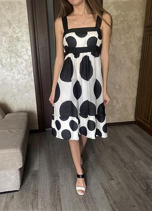 Сукня сарафан з натуральноi тканини