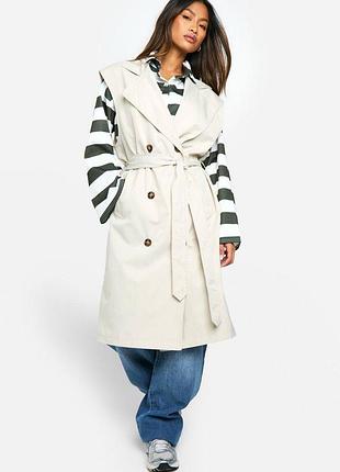 Тренч безрукавка boohoo