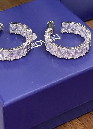 Сережки matrix swarovski