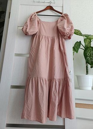 Платье хлопкрвое  , лен