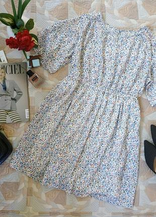 Платье летнее в цветочный принт, 100% вискоза, c&amp;a