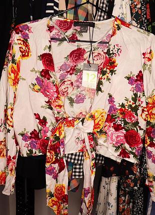 Нова квіткова накидка, болеро, розмір 46