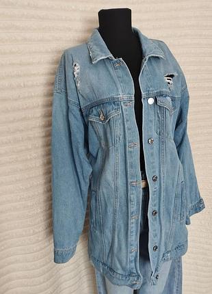 Удлиненный джинсовый жакет от vero moda