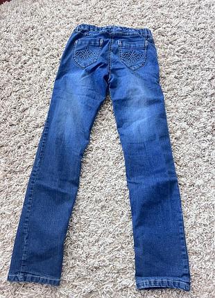 Теплі джинси на дівчинку з утяжкою 152 зріст