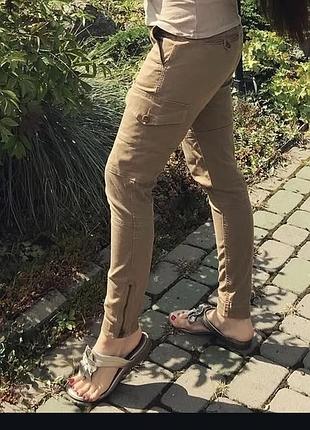 Брюки карго polo ralph lauren бежевые