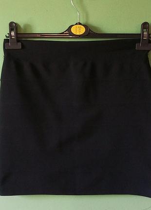 Юбка школьная чёрная ✔️ р м