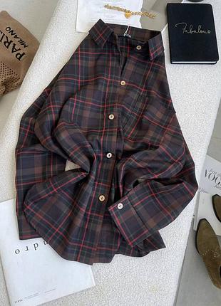 Женская фланелевая рубашка 100% хлопок, рубашка